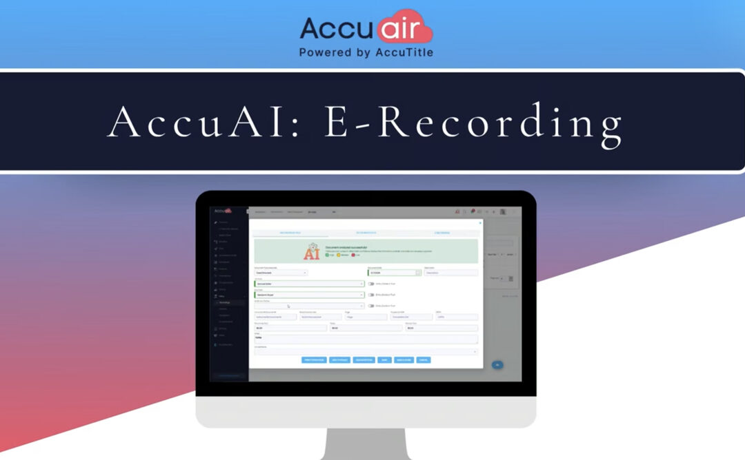 AccuAir eRecording by AccuAI