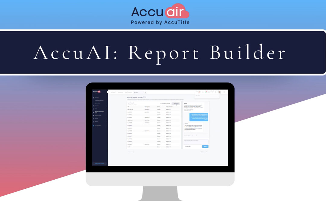 AccuAir Report Builder by AccuAI
